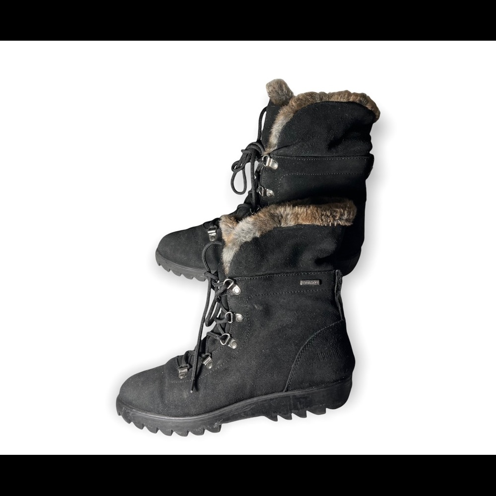 Cougar Women's Zag  Leather Waterproof Fold-Over Winter Snow Boots size …